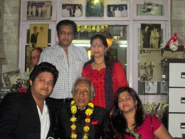 Chandrashekhar Vaidya Family