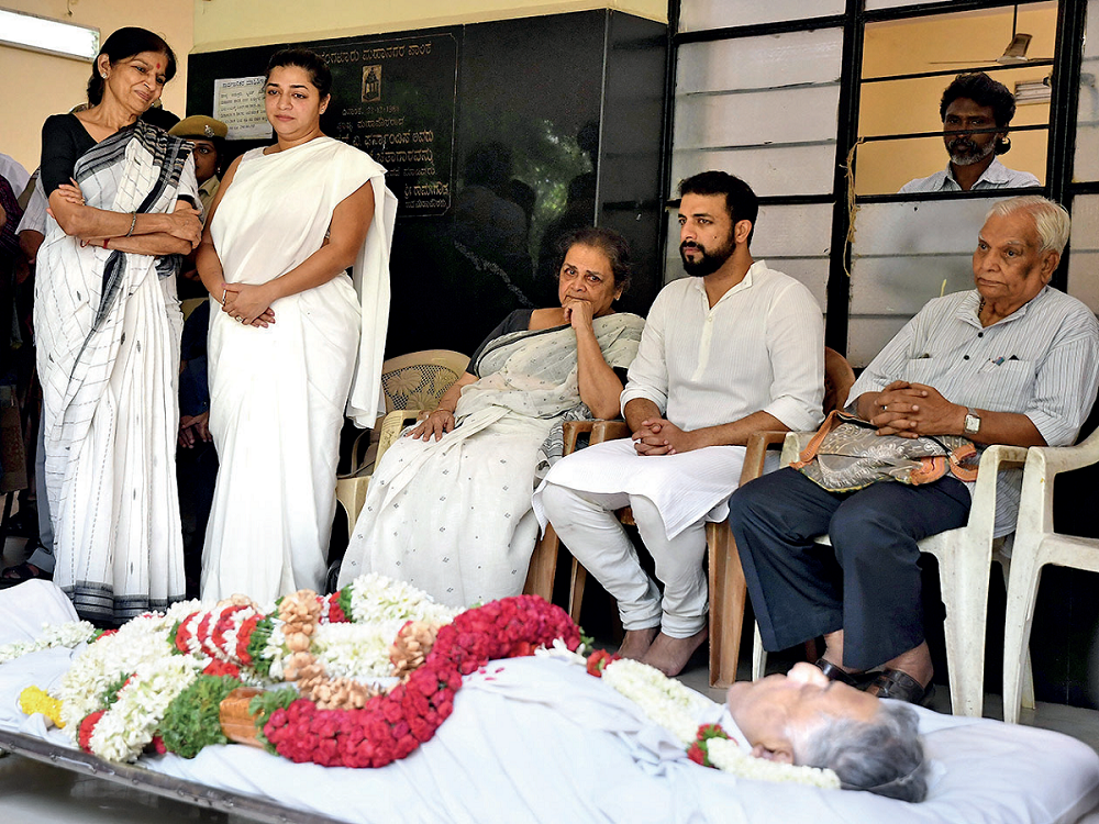 Girish Karnad Family