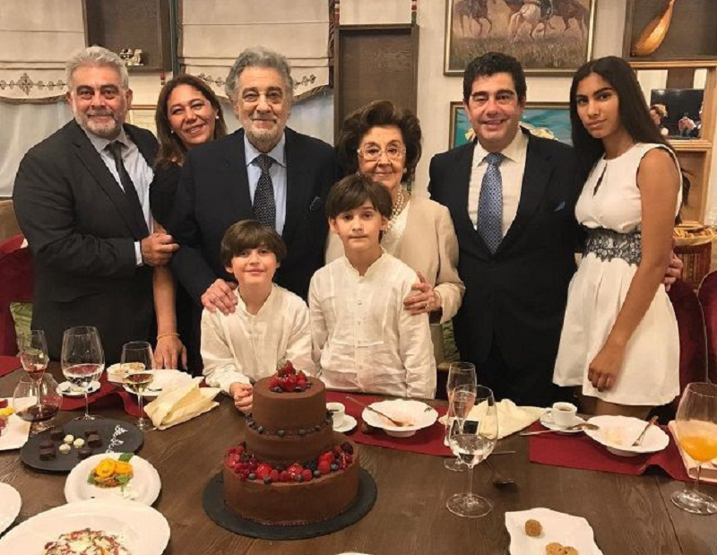 Plcido Domingo Family