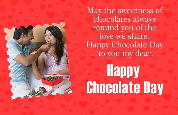 Happy Chocolate Day Messages for Wife